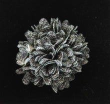 Load image into Gallery viewer, Grey Patterned Lapel Pin