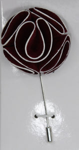 Burgundy Stick Lapel Pin