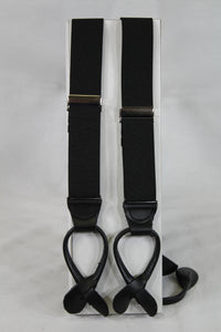 Black Brace Suspenders