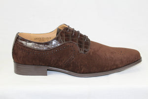 Brown Sueded Dress Shoe