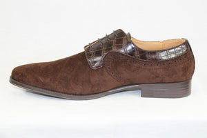 Brown Sueded Dress Shoe