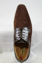 Load image into Gallery viewer, Brown Sueded Dress Shoe