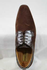 Brown Sueded Dress Shoe