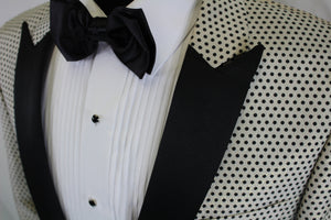 Champagne Polka Dot Dinner Jacket