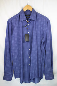 Blue Diamond Print Shirt