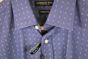 Blue Diamond Print Shirt