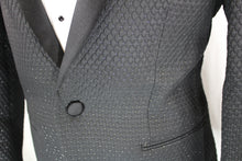 Load image into Gallery viewer, Black Diamond Pattern Dinner Jacket