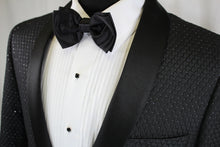 Load image into Gallery viewer, Black Diamond Pattern Dinner Jacket