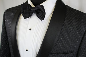 Black Diamond Pattern Dinner Jacket