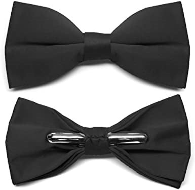 Black Clip Bowtie