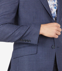 Blue Houndstooth Sport Coat