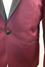 Load image into Gallery viewer, Burgundy Dinner Jacket