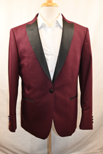 Load image into Gallery viewer, Burgundy Dinner Jacket