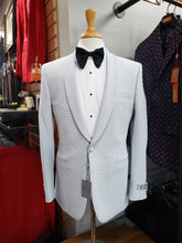 Load image into Gallery viewer, Light Grey Textured Dinner Jacket