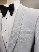 Load image into Gallery viewer, Light Grey Textured Dinner Jacket