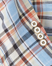 Load image into Gallery viewer, Spring Plaid Linen Sports Jacket