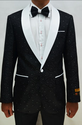 Black and White Dinner Jacket